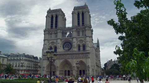 Notre Dame de Paris Video stock 41465972