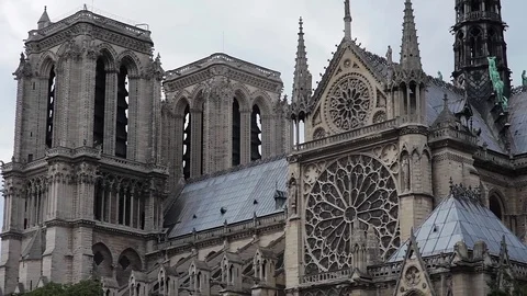 Notre Dame De Paris Stock Footage 72585244
