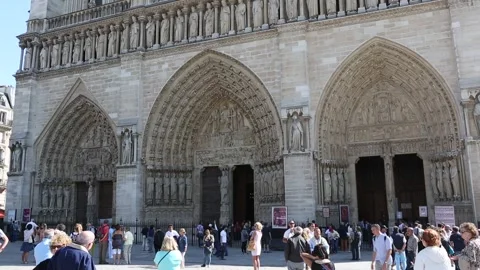 Notre Dame de Paris Stock Footage 203277295