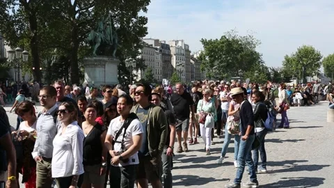 Notre Dame de Paris Stock Footage 203277804
