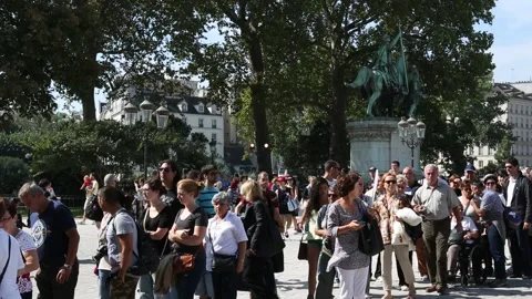 Notre Dame de Paris Stock Footage 203278143