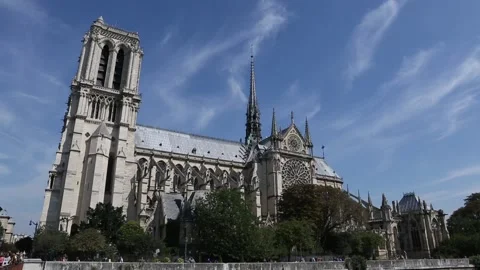 Notre Dame de Paris Stock Footage 203278828