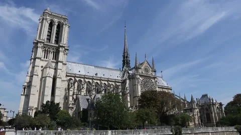 Notre Dame de Paris Stock Footage 203279609