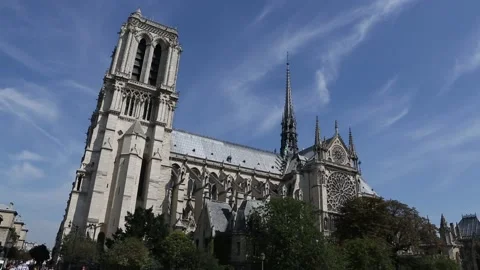 Notre Dame de Paris Stock Footage 203279950