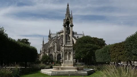 Notre Dame de Paris Stock Footage 203280824