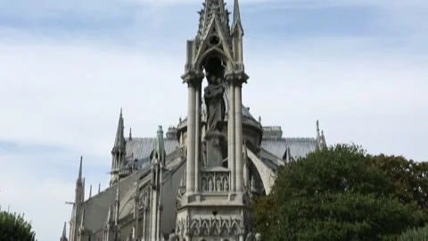 Notre Dame de Paris Stock Footage 203281409