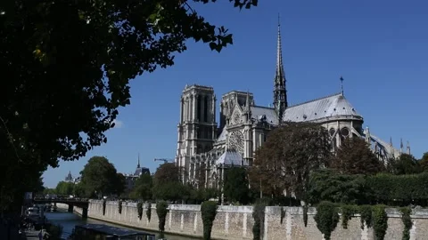 Notre Dame de Paris Stock Footage 203283532