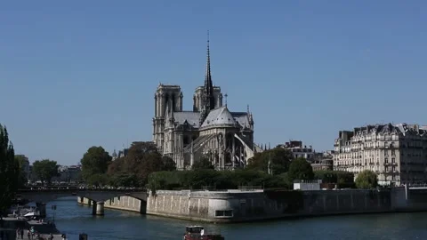 Notre Dame de Paris Stock Footage 203283553