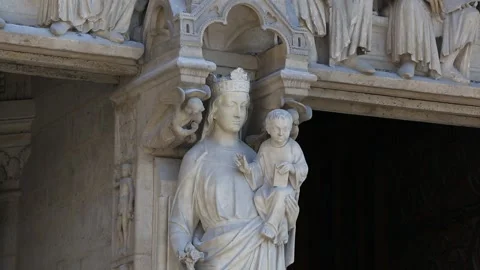 Notre Dame de Paris Stock Footage 203285156