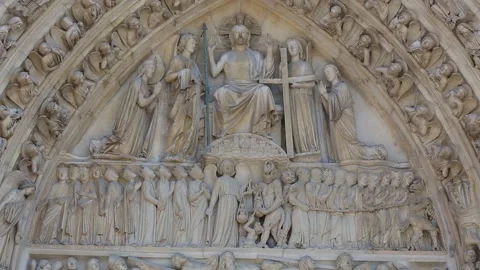 Notre Dame de Paris Stock Footage 203286015