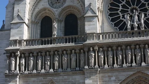 Notre Dame de Paris Stock Footage 203286920