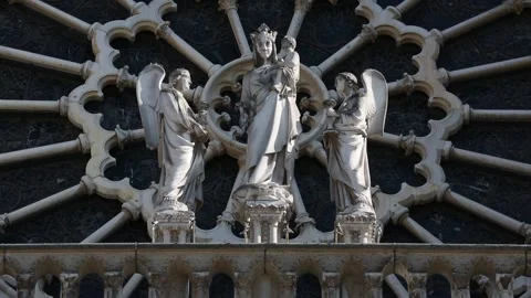 Notre Dame de Paris Stock Footage 203287172