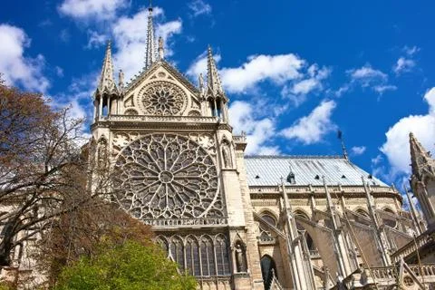 Notre Dame de Paris 스톡 사진