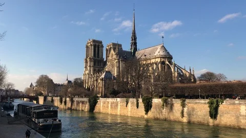 Notre Dame Paris 01 Stock Footage 106458659