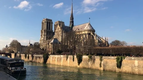 Notre Dame Paris 02 Stock Footage 106457589