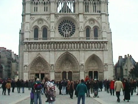 Notre Dame (Paris) 動画素材 95703
