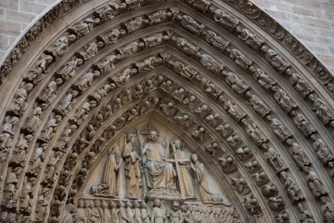 NOTRE DAME PARIS Stock Photos