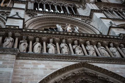 NOTRE DAME PARIS Stock Photos