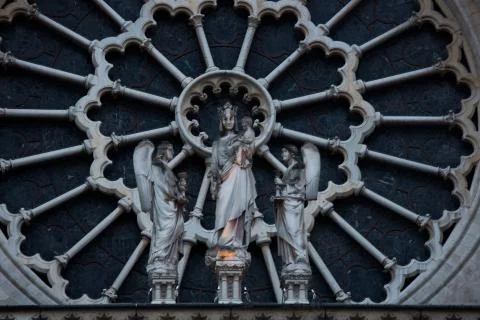 NOTRE DAME PARIS Stock Photos