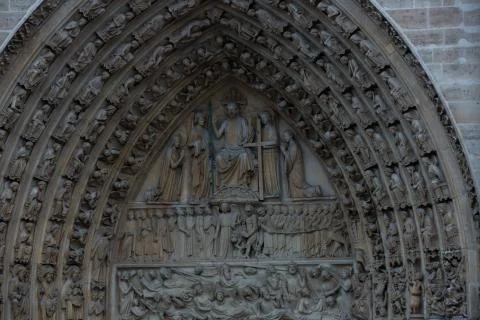 NOTRE DAME PARIS Stock Photos
