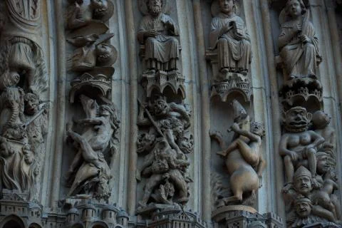 NOTRE DAME PARIS Stock Photos