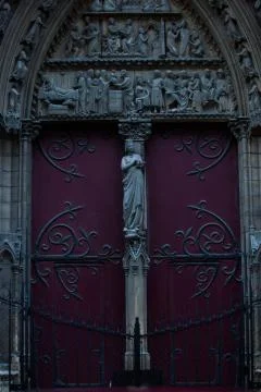 NOTRE DAME PARIS Stock Photos
