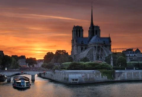 Notre dame. Stock Photos
