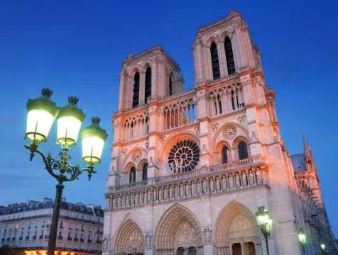 Notre dame. Stock Photos