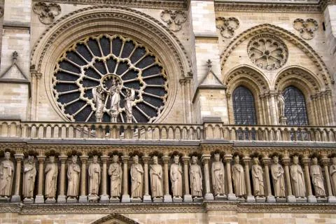 Notre Dame Stockfoto's