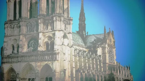 Notre Damm de Paris Stock Footage 139403194