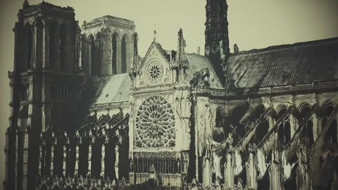 Notre Damm de Paris Stock Footage 141440761