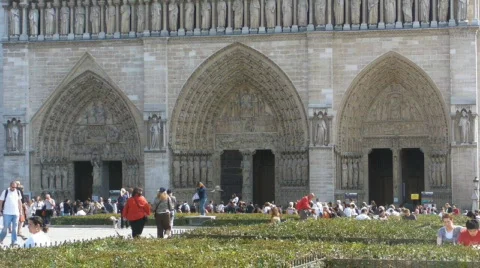 Notredam2 库存影片 523268