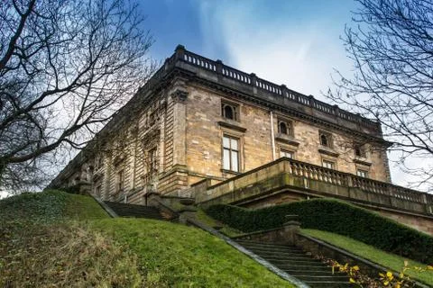 Nottingham Castle Stockfoto's