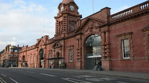 Nottingham Central Train Station 스톡 동영상 140460468