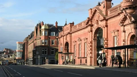 Nottingham Central Train Station 스톡 동영상 140460520
