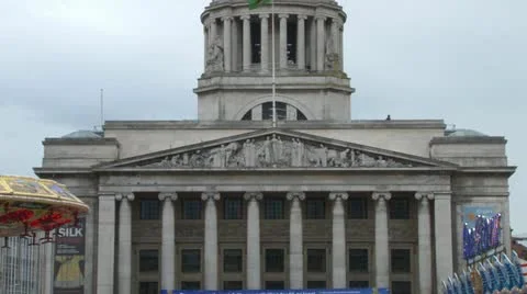 Nottingham Old Market Square Video stock 18009352