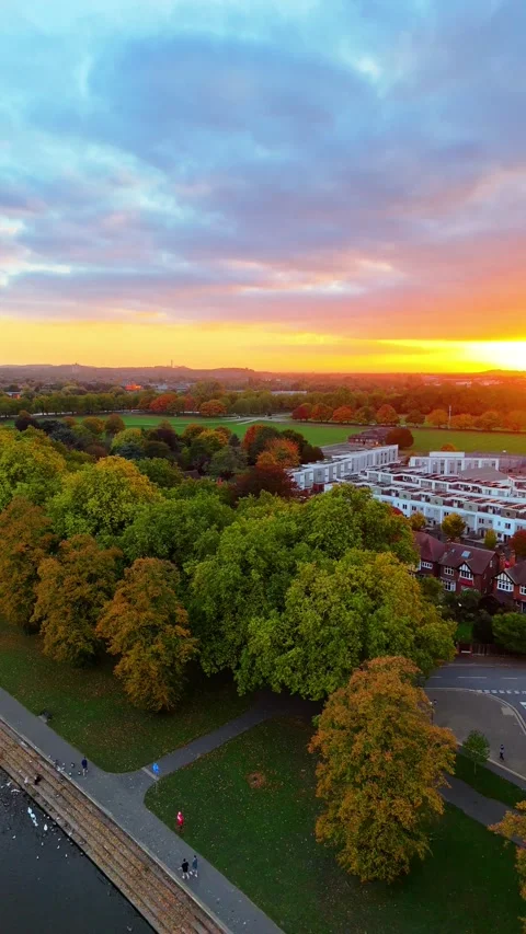 Nottingham sunset Stock Footage 318803921