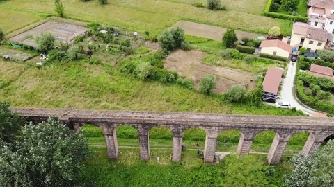 The Nottolini Aqueduct Stock Footage 114961158