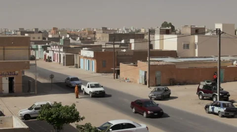 Nouakchott Village Stock Footage 68001817