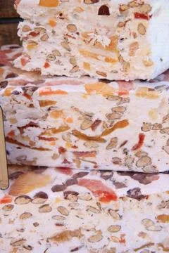 Nougat Foto stock