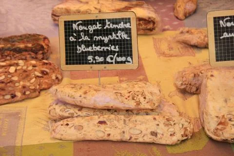 Nougat Stock Photos