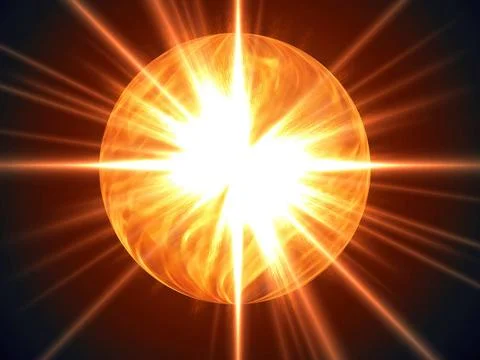 Nova fire ball Fire flames of nova star Copyright: xZoonar.com/mettusx 398... Stock Photos