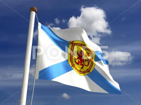Nova scotia flag canada Stock Photos
