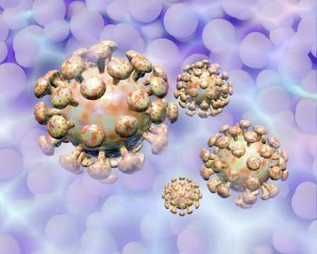 Novel coronavirus Stock Illustration
