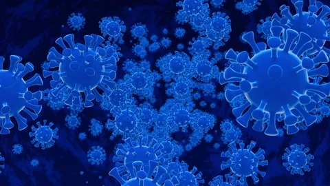 Novel coronavirus Observation under a microscope Stock Footage 208936105