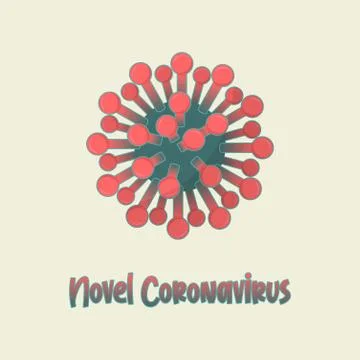Novel Coronavirus vector Illustration Stock Illustration