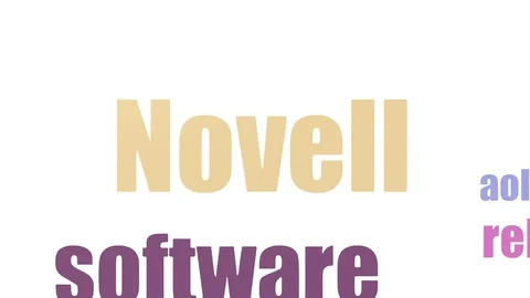 Novell Tagcloud Animated Isolated On White Stock Footage 103092839