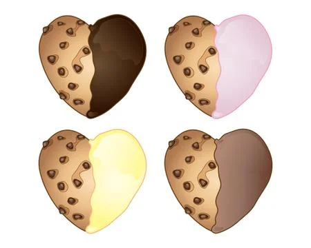 Novelty cookies Stock Illustration