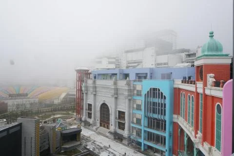 NOVEMBER 2018 : The construction view of FOX Genting Highlands Theme Park Stock Photos