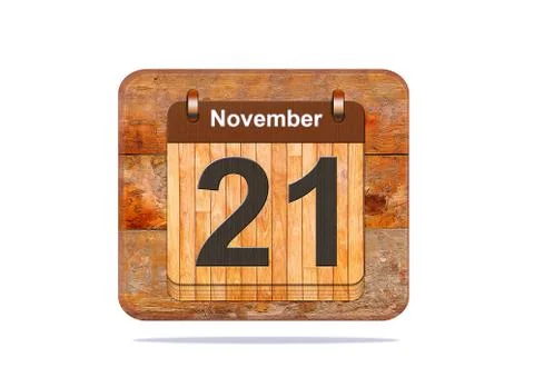 November 21. Stock Illustration